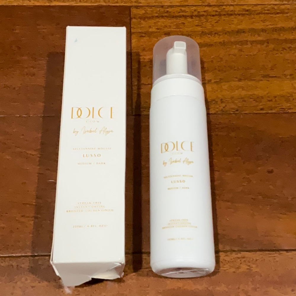 Dolce glow Lusso Self-Tanning Mousse medium dark